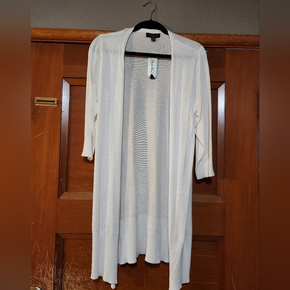 Grace Elements long white sweater